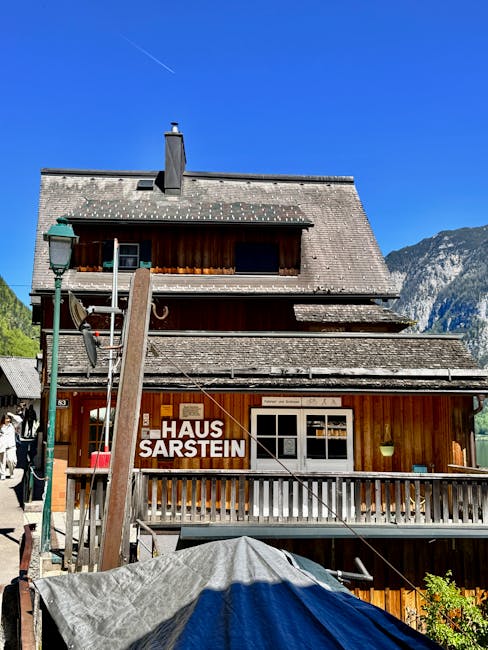 Ngôi nhà gỗ mộc mạc 'Haus Sarstein' ở Hallstatt xinh đẹp, Áo.